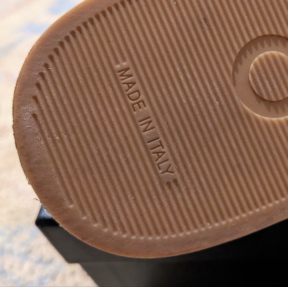 šSOLD CHANELš¤©20S CC Lambskin Cord Rope Logo Dad Sandals in Silver Sz 39 - Picture 12 of 16